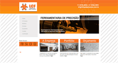 Desktop Screenshot of lcfequipamentos.com.br