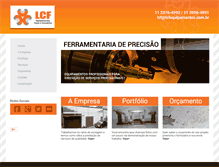 Tablet Screenshot of lcfequipamentos.com.br